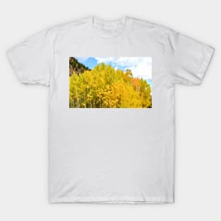 Golden Aspen Trees T-Shirt